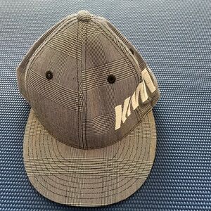 Lids Hat Ball Cap Plaid Kiwi Size 7 3/8